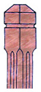 Fluted Newell Post